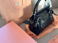 Beau Leather Top-Handle Bag