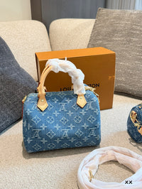 Nano Speedy Monogram Denim