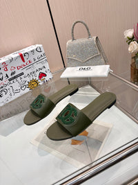 Bianca Leather Slides