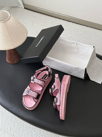 26S Tweed Sandals