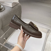 Quilted Leather Loafers