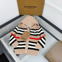 Icon Stripe Hooded Cardigan