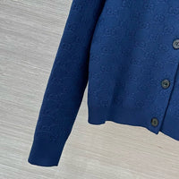 Fine Fabric Jacquard Cardigan