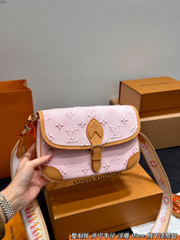 Diane Monogram Denim Pink