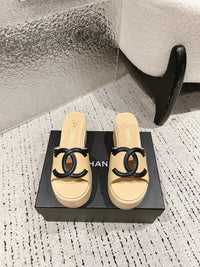 Platform Slide Sandals