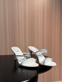 Caovilla Chandelier Heeled Mules