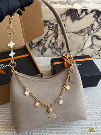 Laurel Suede Shoulder Bag