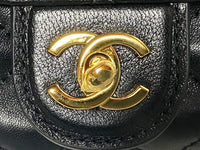 Drawstring Flap Bag Lambskin