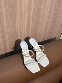 Caovilla Rhinestone Chandeliers Mules