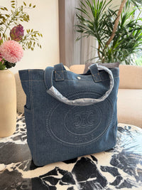 Large Cabas Denim Tote