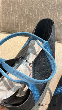 Embossed Monogram Tote Bag