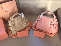 Beau Leather Top-Handle Bag