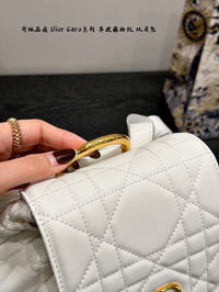 Caro Cannage Leather Backpack