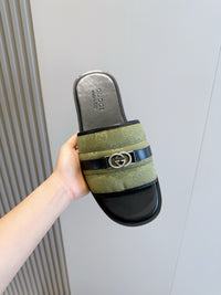 Monogram Slide Sandals