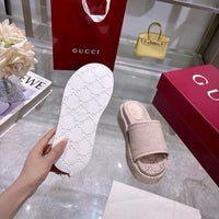 Angelina Platform Slide Sandals