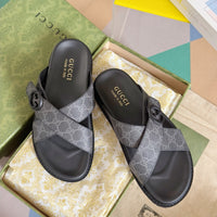 Double Strap Slide Sandals
