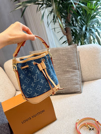 Nano Noé Monogram Denim