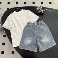 Milano Portofino T-Shirt & Denim Bermuda Shorts