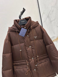 26S Re-Nylon Hooded Down Jacket