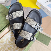 Double Strap Slide Sandals
