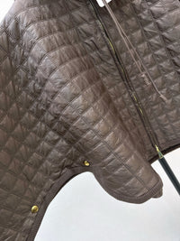 Quilted Hooded Cape