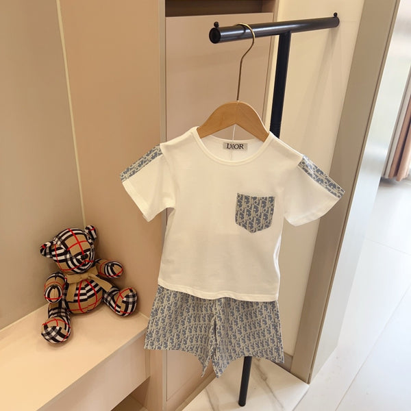 Monogram Tee & Skort Set