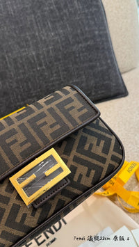 Jacquard Baguette Bag