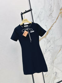 Short Sleeve Knit Dress