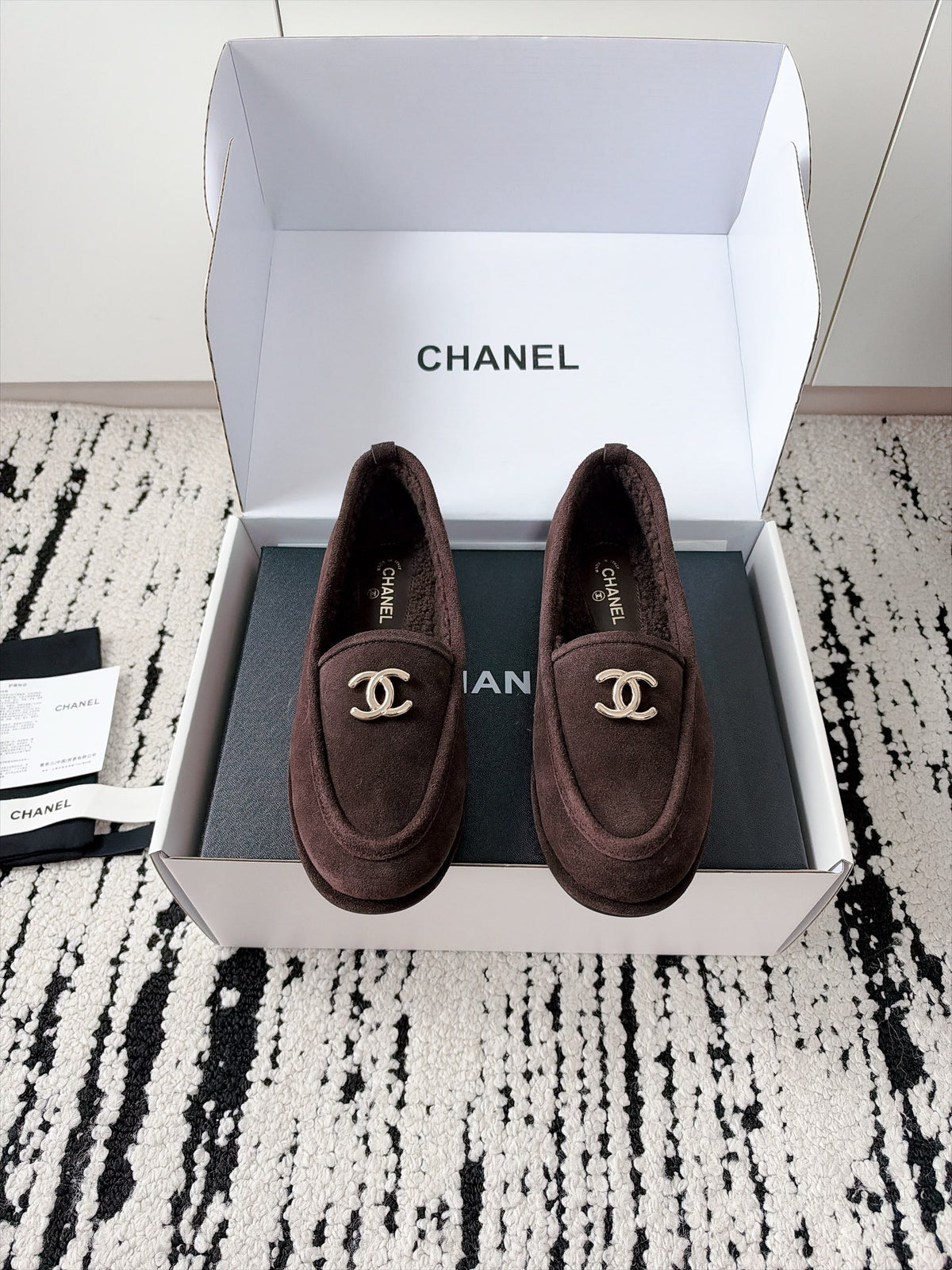 26S Shearling Loafers