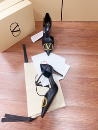 Signature D'Orsay Patent Leather Pumps