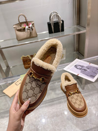 Platform Slip-On Loafers