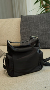 Explore Re-Nylon Saffiano Shoulder Bag