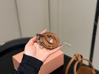 Ivy Leather Top Handle Bag