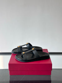 Garavani VLogo Calf Leather Slides