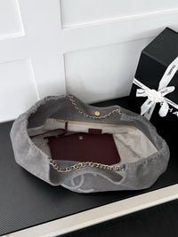 26C Suede Shopping Tote