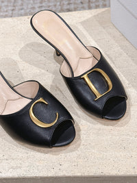 26S Initials Heeled Sandals