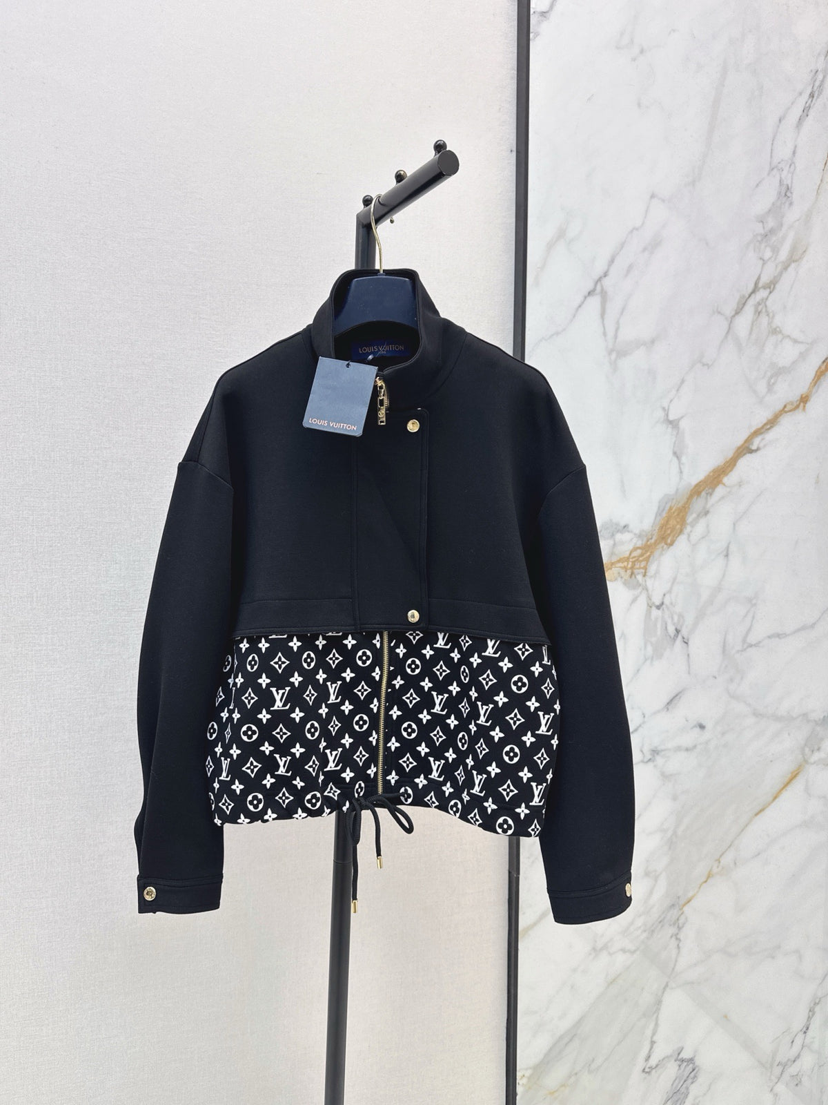 26S Monogram Accent Zip-Up Jacket