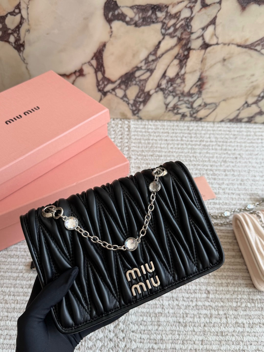Matelassé Crossbody Bag