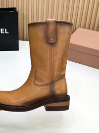 Foule Leather Booties