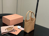 Ivy Leather Top Handle Bag