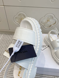 Leather Platform Sandals