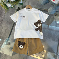 Teddy Bear T-Shirt & Shorts Set