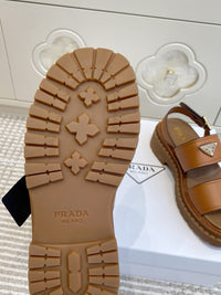 Leather Platform Sandals