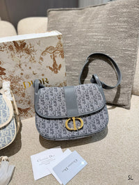 Oblique Jacquard Shoulder Bag