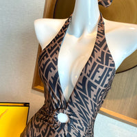 Logo One Piece Swimsuit