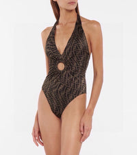 Logo One Piece Swimsuit