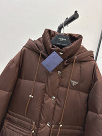 26S Re-Nylon Hooded Down Jacket