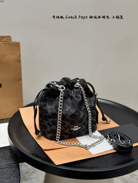 Faye Drawstring Bucket Bag