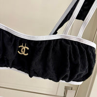 Contrast Trim Bikini Set