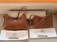 Suede Aimée Shoulder Bag